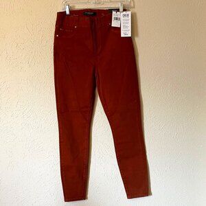 NWT Liverpool pull on jeans, Cognac/Burnt orange, Size 8